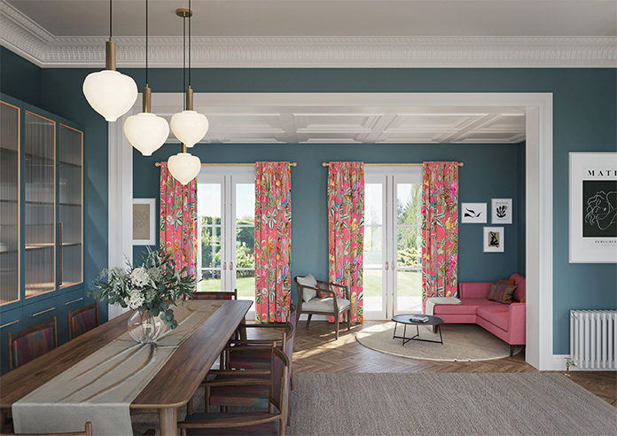 Barbados, Flamingo Pink - Made to Measure Curtain - Image 14